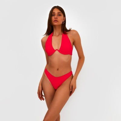 Купальник раздельный бельевой женский MINAKU, размер 46, красный