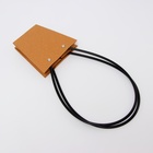 Сумка для цветов крафт влагостойкая, 12×12 - 8×8 - 12.5 см - Фото 3