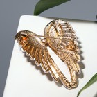 Брошь «Крылья ангела», цвет радужно-белый в золоте - Фото 2