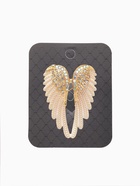 Брошь «Крылья ангела», цвет радужно-белый в золоте - Фото 5