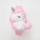 Часы наручные электронные «Единорог», детские, розовые, от батареек LR41 (AG3) - Фото 1