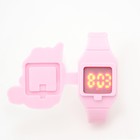 Часы наручные электронные, детские, "Единорог", LR41 (AG3), розовые - Фото 2