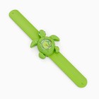 Часы наручные детские «Черепашка», кварцевые, ремешок силикон, зелёные - Фото 6