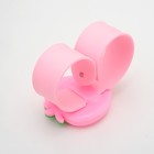 Часы наручные детские «Клубничка», кварцевые, ремешок силикон, розовые - Фото 2