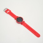 Часы наручные электронные, детские, ремешок силикон, красные - Фото 3