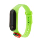 Часы наручные электронные «Клубничка», детские, ремешок силикон, зелёные - Фото 4