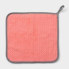 Салфетка для уборки Доляна «Уют», микрофибра, 25×25 см, МИКС - Фото 2