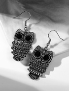 Серьги металл Art совушка, цвет чернёное серебро - фото 809220887 Серьги металл Art совушка, цвет чернёное серебро - фото 809220887