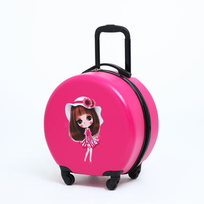 Чемодан детский 33 л (S), отдел на молнии, фуксия