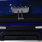 Чемодан детский на колёсах 41 л (S), на молнии, с кодовым замком, 4 колеса, синий - Фото 6