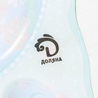 Подставка для яиц 8 ячеек Доляна «Пасхальные цыплята», 35×24.5 см, стекло, зелёная - Фото 4