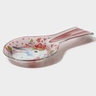 Подставка под ложку Доляна «Цветочный зайка», 27×12.5×2 см, стеклоㅤ - Фото 3