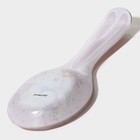 Подставка под ложку Доляна «Цветочный зайка», 27×12.5×2 см, стеклоㅤ - Фото 4