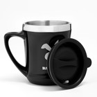 Термокружка, 350 мл, Badboy, сохраняет тепло 2 ч, черная - Фото 2