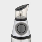 Ёмкость для масла и уксуса с дозатором Magistro, 500 мл, пластик, прозрачная - Фото 4