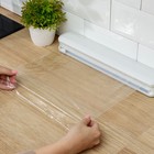 Диспенсер для пищевой плёнки Доляна, 37.3×6.5×5.3 см, пластик, белый - Фото 2