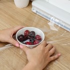 Диспенсер для пищевой плёнки Доляна, 37,3× 6,5×5,3 см, цвет белый - Фото 7