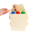 Развивающая игра стучалка «Животные» 22 × 10 × 29,5 см, МИКС - фото 25415828