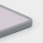 Доска разделочная пластиковая Доляна «Мрамор», прямоугольная, 30×20 см, цвет серый - Фото 5