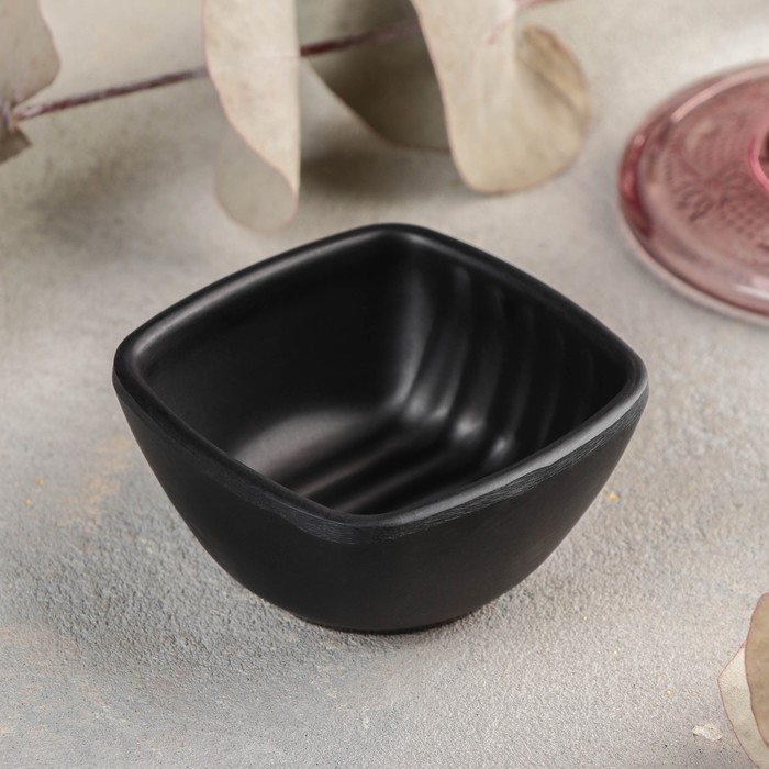 Соусник «Чёрный Восток», 70 мл, 6.6×3.4 см, пластик, чёрный - Фото 1