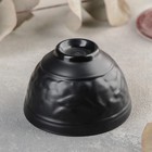 Соусник «Чёрный Восток», 140 мл, d=8.5 см (дно 3.2 см), пластик, чёрный - Фото 3