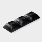 Менажница 3 секции «Чёрный Восток», 26.4×8.6×3.3 см, пластик, чёрная - Фото 4