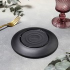 Тарелка «Чёрный Восток», d=15.5 см, пластик, чёрная - Фото 3