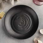 Тарелка «Чёрный Восток», d=21 см, пластик, чёрная - Фото 2