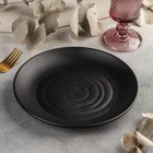 Тарелка «Чёрный Восток», d=21 см, пластик, чёрная - Фото 1