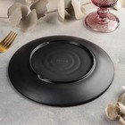 Тарелка «Чёрный Восток», d=21 см, пластик, чёрная - Фото 3