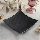 Блюдо сервировочное «Чёрный Восток», 17.5×3 см, пластик, чёрное - Фото 1