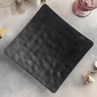 Блюдо сервировочное «Чёрный Восток», 25×25×5 см, пластик, чёрное - Фото 2