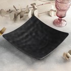 Блюдо сервировочное «Чёрный Восток», 25×25×5 см, пластик, чёрное - Фото 1