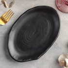 Блюдо «Чёрный Восток», 20,5×14×2 см, цвет чёрный - фото 320018053