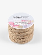 Тесьма декоративная холщовая «Косичка», 6 мм, 9±0.5 м, бежевая - Фото 3