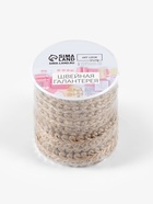 Тесьма декоративная холщовая «Шанель», 10 мм, 9±0.5 м, бежевая - Фото 4