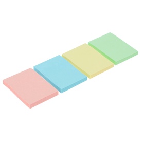 Набор блоков с липким краем, 38×51 мм, 4 цвета по 50 листов