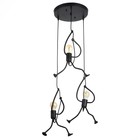 3 лампы круглый