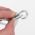 Карабин металлический, 57×49 мм / 50×3.5 мм, 3 шт., цвет серебряный - Фото 3