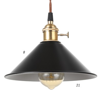 Бра 2612/1BK E27 40 Вт черный 20.5×13-40 см