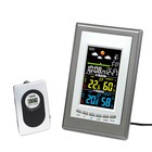 Часы электронные настольные, с метеостанцией, беспроводным внешним датчиком - фото 51454802