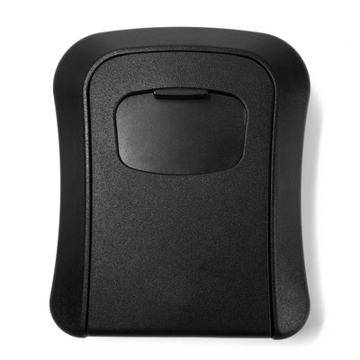 Сейф-ключница кодовая, металл, пластик, черный