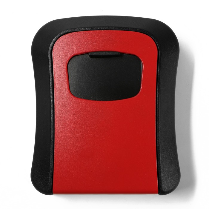 Сейф-ключница кодовая ТУНДРА, металл, пластик, цвет красный, - фото 1907387355