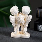 Фигурка гипс «Ангелочки с букетом роз на сердце», позолота, 8.5×5.5×4 см - Фото 3