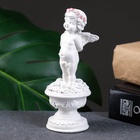 Фигурка гипс «Ангел на пьедестале», перламутр, 12×4.5×4.5 см  (артикул 7696447)  большой выбор товаров оптом и в розницу по низким ценам с доставкой