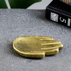 Подставка для мелочей "Ладошка" состаренное золото, 9х5х2см - Фото 2