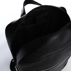 Рюкзак мужской из натуральной кожи Igermann на молнии, цвет чёрный - Фото 4