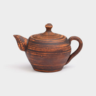 Чайник для заварки Tea Time, гончарный, красная глина, 0,6 л - Фото 2