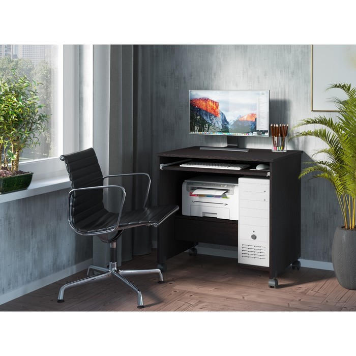 Стол компьютерный «СК – 05», с выдвижной полкой, 800×600×780 мм, цвет венге - Фото 1