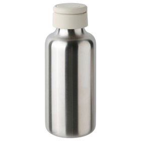 Бутылка для воды ЭНКЕЛЬСПОРИГ, 0,5 л, материал нержавеющая сталь, цвет бежевый